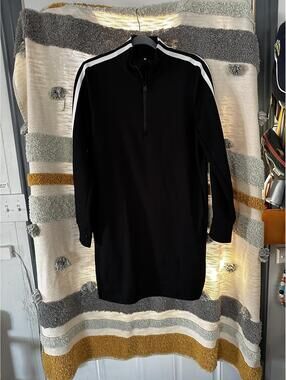 Athleta Dress Women's Black White Circa Track Athleisure Lounge - MP